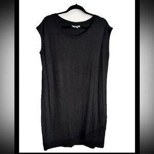 ATHLETA Women’s Black Sleeveless Knit Tank Dress Sz M